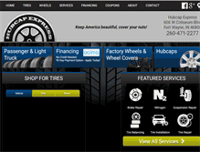 Tablet Screenshot of hubcapexpress.com